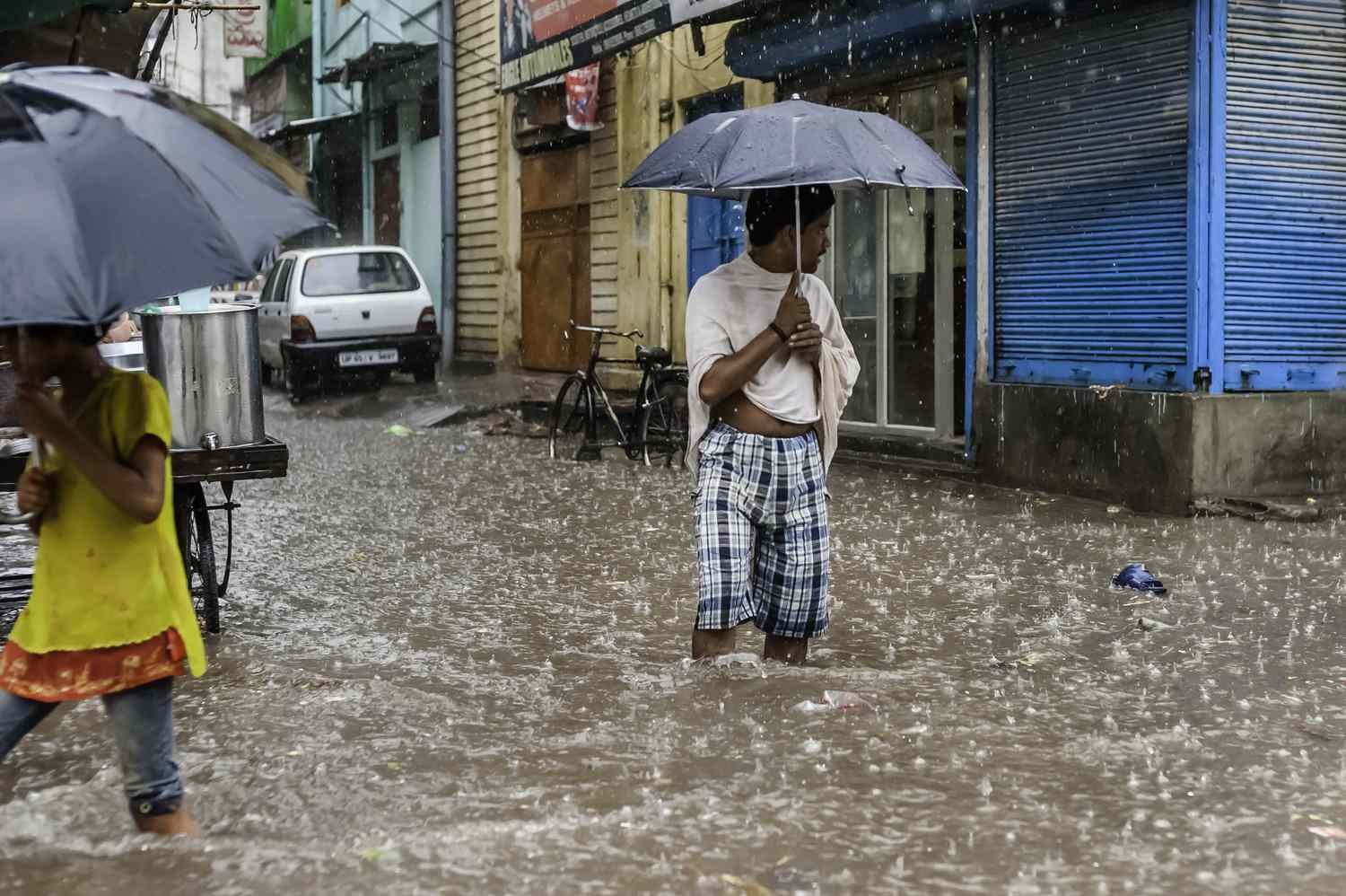 भारत में मानसून के कारण बाढ़